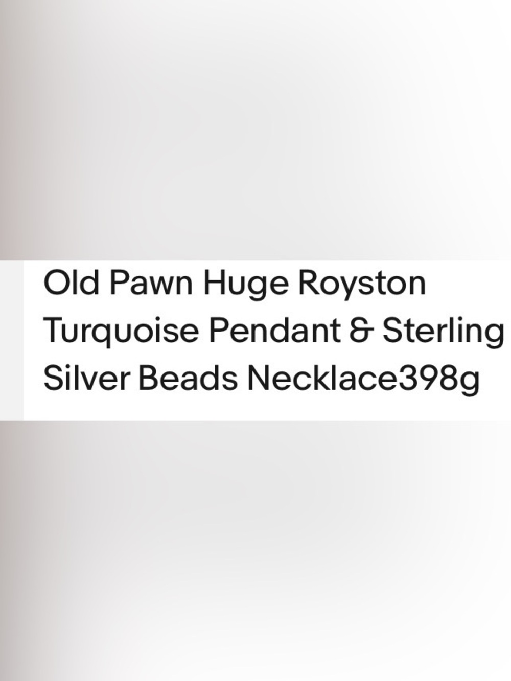 Rare old pawn Heavy sterling silver necklace - Picture 4 of 9